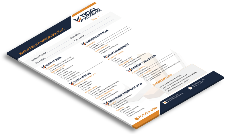 restoration checklist