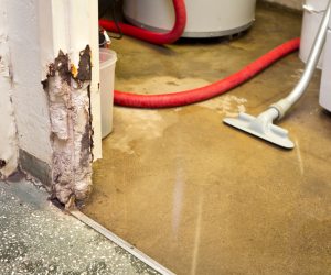 water damage cleanup process